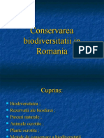 Conservarea Biodiversitatii in Romania