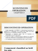 CHAPTER 9 - Discontinued Operation