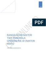 Catatan Materi Hots Wawasan Kebangsaan PDF