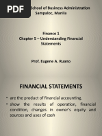 Chapter 5 Understanding Financial Statements