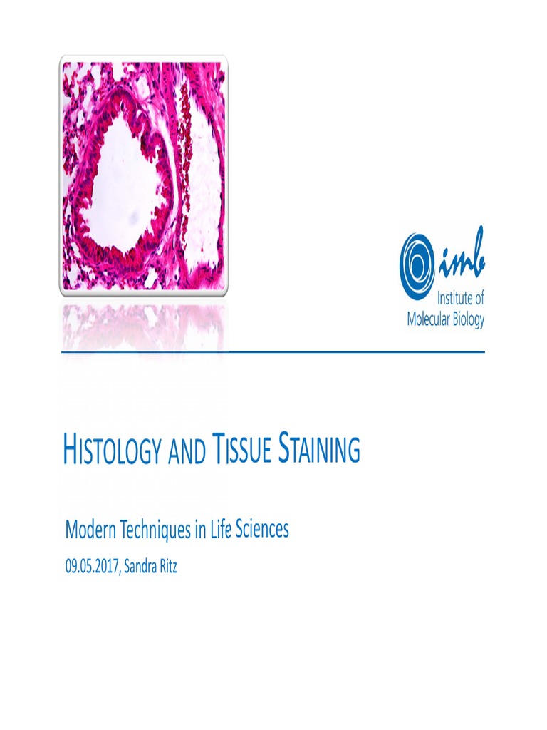 Histopathologic Techniques PDF Fixation (Histology) Staining