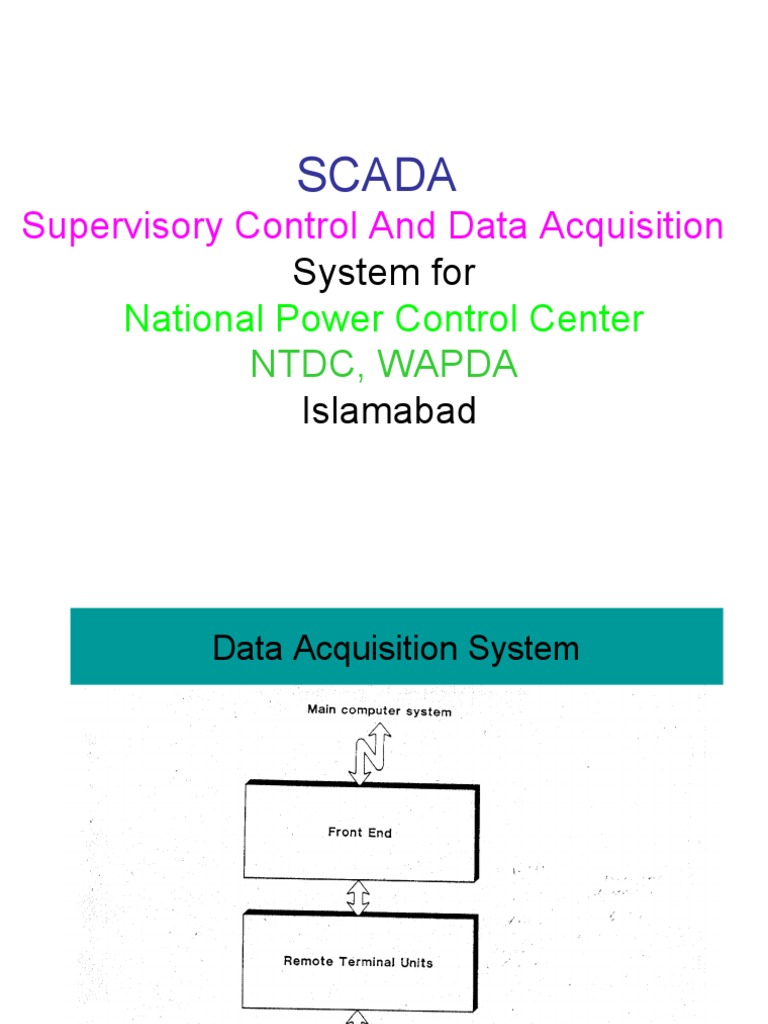 SCADA System Overview for NPCC | PDF | Scada | Dos