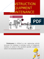 Construction Equipment Preventive Maintenance
