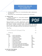 Kapasitas Kalor Kalorimeter N