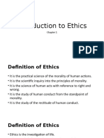 Introduction To Ethics