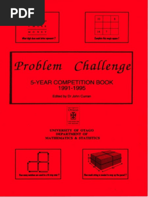 Problem Challenge Competition Book 1 | PDF