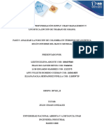 Fase 5: Analizar La Posición de Colombia en Términos de Logística Según Informe Del Banco Mundial