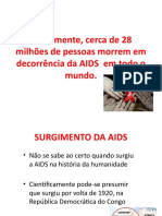 SLIDE SURGIMENTO-DESCOBERTA DA AIDS 