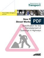 Specification for the Reinstatement of Openning in Highways - Department of Transport UK.pdf