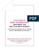 I PU Basic Maths English PDF