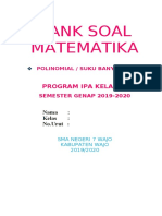 Bank Soal Polinomial