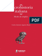 Microhistoria Itliana Modo de Empleo PDF
