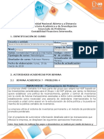 Política contable de inventarios y PPyE bajo NIIF para empresa UNAD Contable S.A