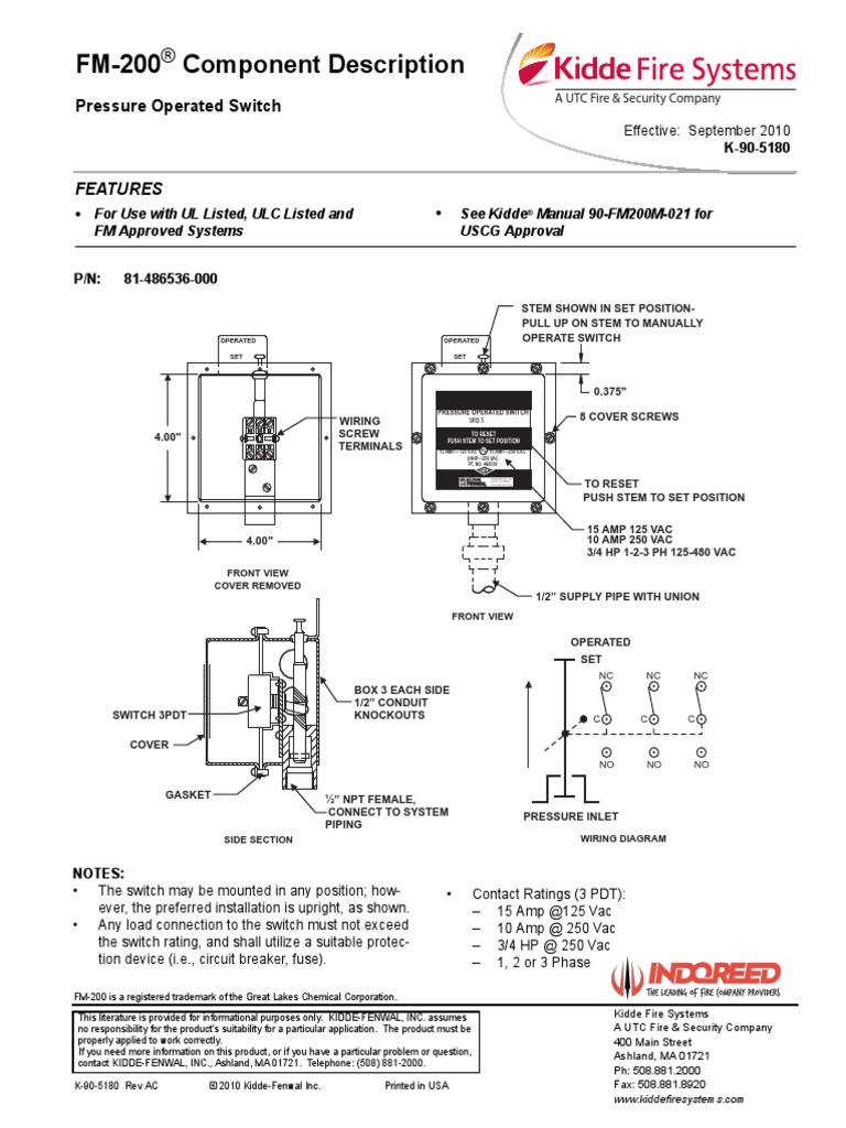 Pressure Operated Switch | PDF | Switch | Amplifier