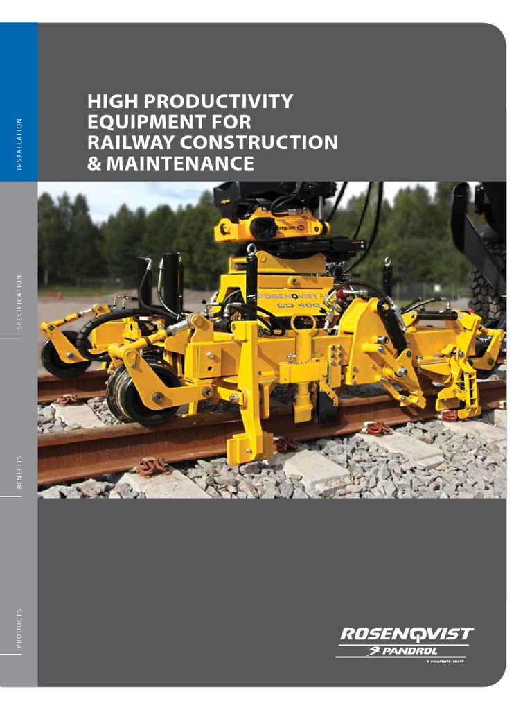 Track Construction Equipments | PDF | Track (Rail Transport) | Rail ...