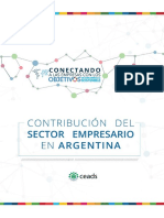 Informe CONTRIBUCIÓN DEL SECTOR EMPRESARIO EN ARGENTINA 3011