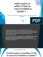 Comment un chauffeur Uber peut-il économiser sur son assurance invalidité au Québec?