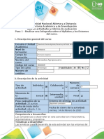 Guía de Actividades y Rúbrica de Evaluación Paso 1 - Elaborar Una Infografía Sobre Los Entornos y El Syllabus Del Curso