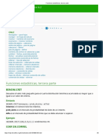 Funciones Estadísticas 3 - LibreOffice Calc