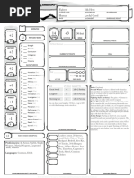 Pre-Rolled 5e Character Sheet - Rango