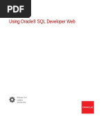 Using Oracle SQL Developer Web PDF