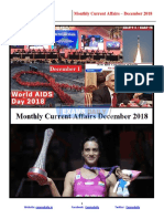 Current Affairs December Monthly Capsule 2018 PDF
