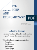 6 Adaptive Strategies and Economic Systems