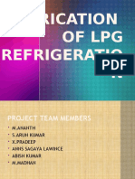 Fabrication of LPG Refrigeration