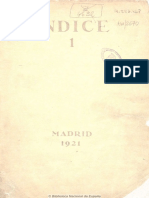 Índice (Madrid. 1921) - 1921, N.º 1