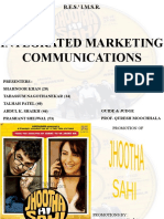 Integrated Marketing Communications: B.E.S.' I.M.S.R