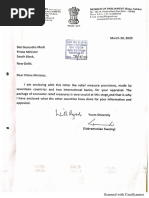 DR Swamy S Letter To PM 2020 03 20