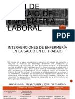 Plan de Trabajo de Enfermeria Laboral