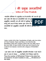 up के प्रमुख जनजाति PDF