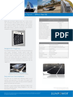 50w Flexible Panel Spec Sheet