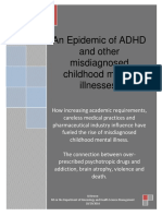 An Adhd Epidemic and Other Misdiagnosed Mental Illnesses in Children Final Report