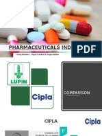 Comparison of Two Pharmaceutical Companies