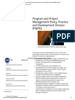 Program and Project Management Policy, Practice and Development Division (PMPD) _ NASA