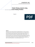Hierarchical Static Timing Analysis using ETMs (Extracted Timing Models