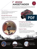 TruPulse 200X Laser Rangefinder Specifications PDF