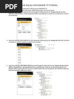 Android SQLite DATABASE TUTORIAL