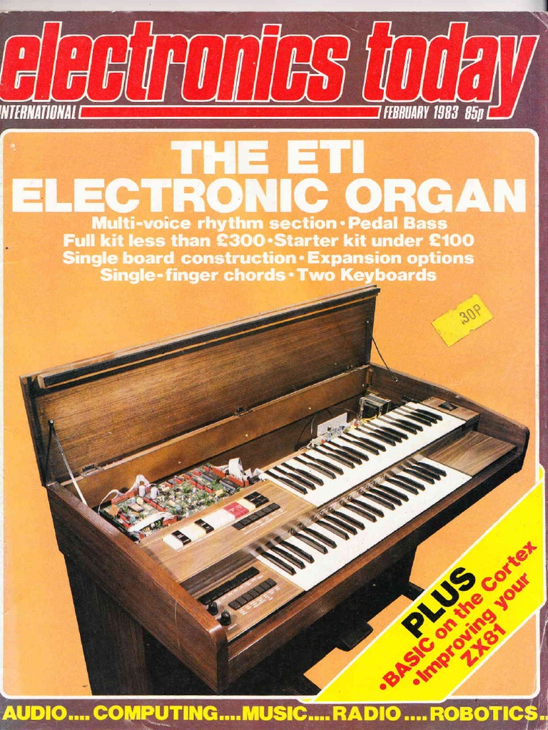 Electronics Today 1983 02 PDF | PDF | Mass Media | Media Technology