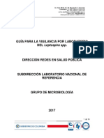 Guía para La Vigilancia Por Laboratorio de Leptospira SPP PDF