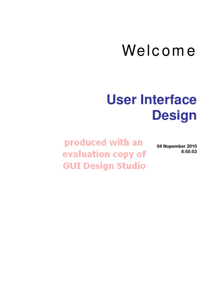 Custom UI Elements Design Guide | PDF