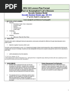 Lesson Plan 3 - Socratic Seminar Model