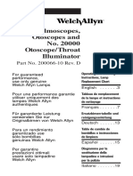 Manual - Equipo de Organos Welch Allyn 11475 PDF