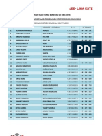 Jee Lima Este Fiscalizadores de Local de Votacion Ermr 2010