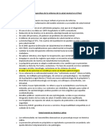 Reforma salud mental Perú avances comunitaria