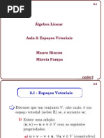 Espaços Vetoriais
