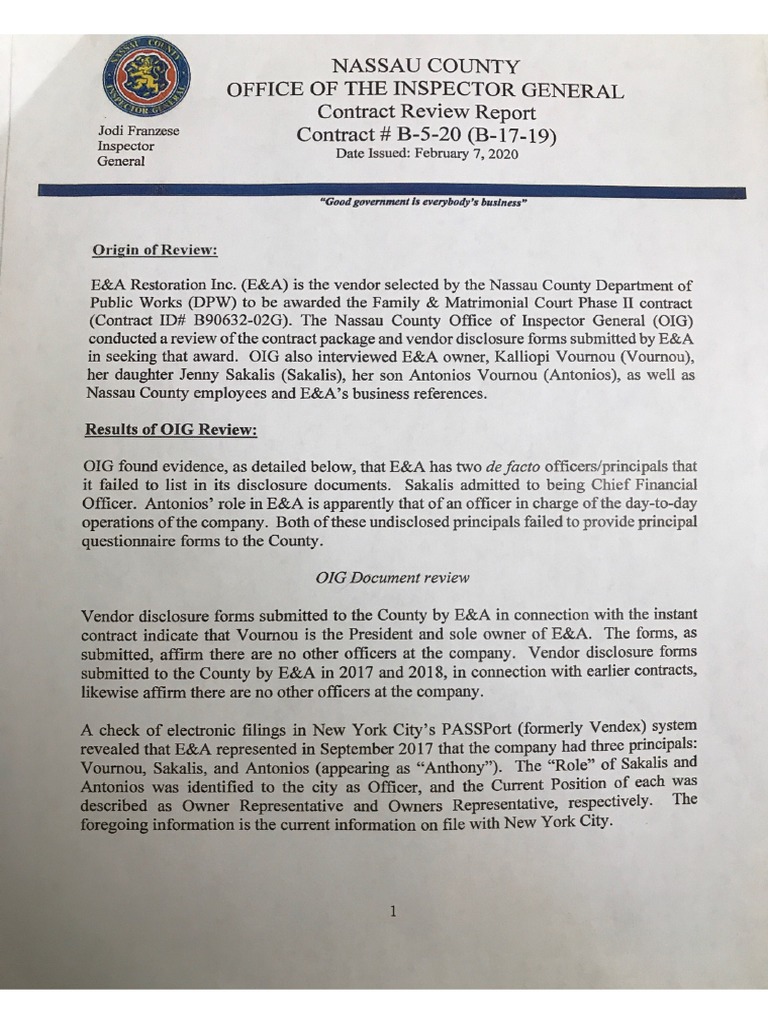 Inspector General Report PDF