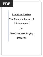 Download The Role and Impact of Advertisement on consumer buying behavior by vikrant negi SN45255802 doc pdf